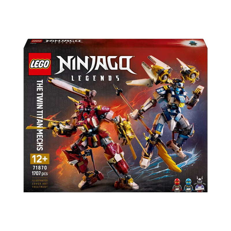 Đồ Chơi Lắp Ráp Bộ Đôi Chiến Giáp Titan LEGO NINJAGO 71870 (1707 chi tiết) - ảnh 2