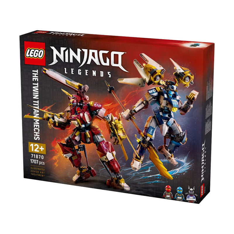Đồ Chơi Lắp Ráp Bộ Đôi Chiến Giáp Titan LEGO NINJAGO 71870 (1707 chi tiết) - ảnh 3