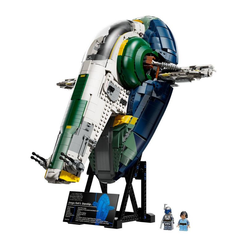 Đồ Chơi Lắp Ráp Tàu Vũ Trụ Lớp Firespray Của Jango Fett LEGO STAR WARS 75409 (2970 chi tiết) - ảnh 3