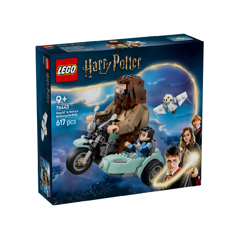 Đồ Chơi Lắp Ráp Mô Tô Bay Cùng Bác Hagrid và Harry LEGO HARRY POTTER 76443 (617 chi tiết) - ảnh 2