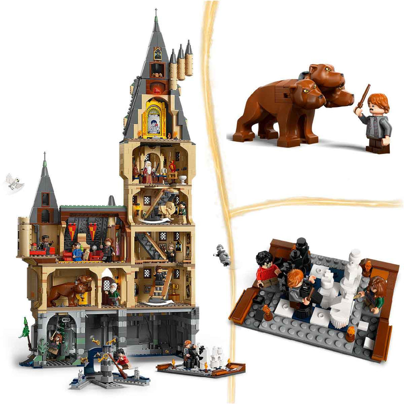 Đồ Chơi Lắp Ráp Lâu Đài Hogwarts: Tòa Tháp Chính LEGO HARRY POTTER 76454 - ảnh 3