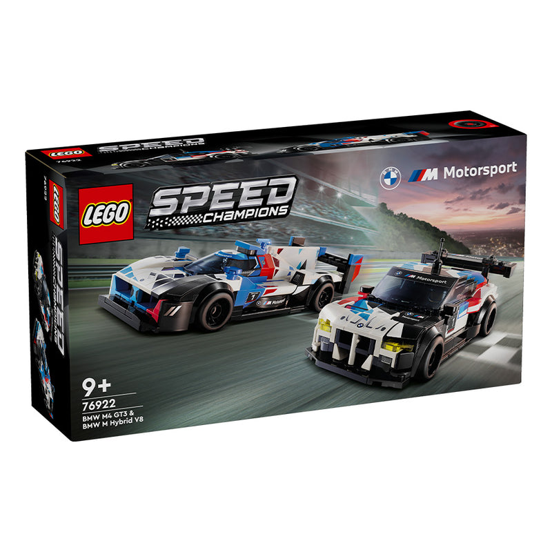 Đồ chơi lắp ráp Siêu xe BMW M4 GT3 & BMW M Hybrid V8 LEGO SPEED CHAMPIONS 76922 - ảnh 2