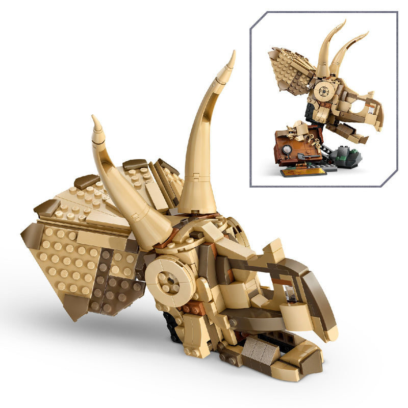 Đồ Chơi Lắp Ráp Đầu Khủng Long Ba Sừng LEGO JURASSIC 76969 (468 chi tiết) - ảnh 4