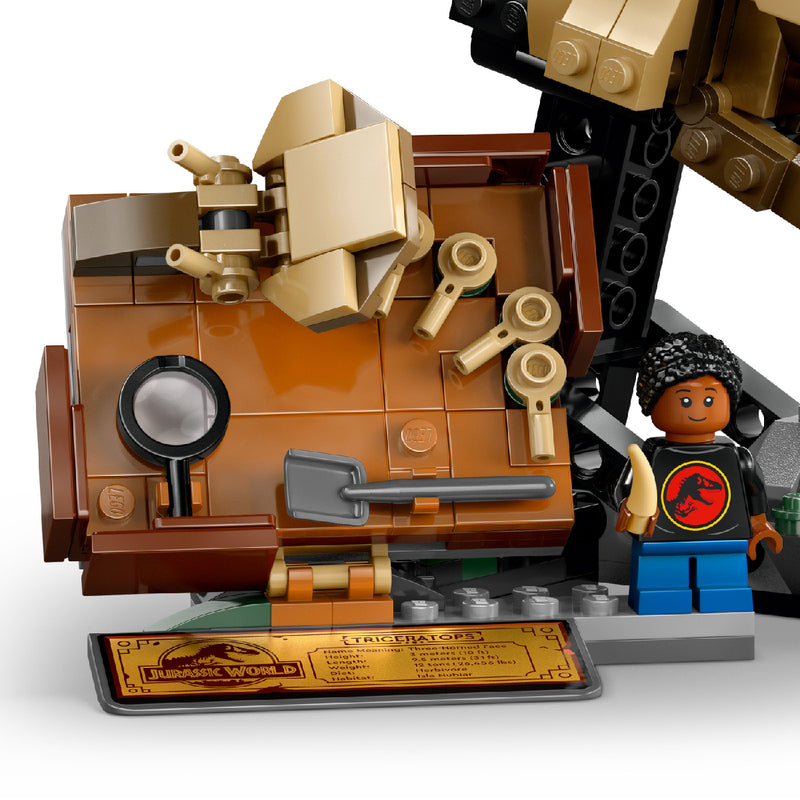 Đồ Chơi Lắp Ráp Đầu Khủng Long Ba Sừng LEGO JURASSIC 76969 (468 chi tiết) - ảnh 5