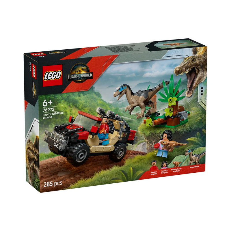 Đồ Chơi Lắp Ráp Cuộc Tẩu Thoát Khỏi Raptor LEGO JURASSIC 76972 (285 chi tiết) - ảnh 2