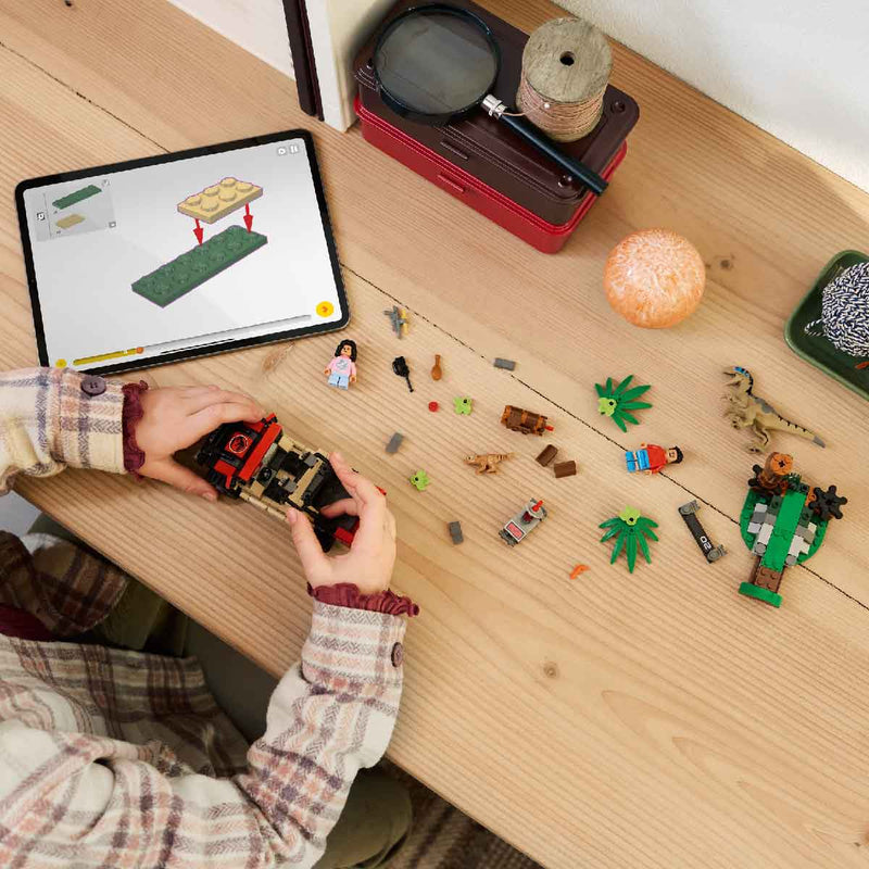 Đồ Chơi Lắp Ráp Cuộc Tẩu Thoát Khỏi Raptor LEGO JURASSIC 76972 (285 chi tiết) - ảnh 6